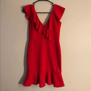 Boohoo Red Dress